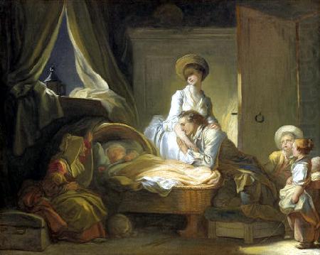 La Visite a la nourrice, Jean Honore Fragonard